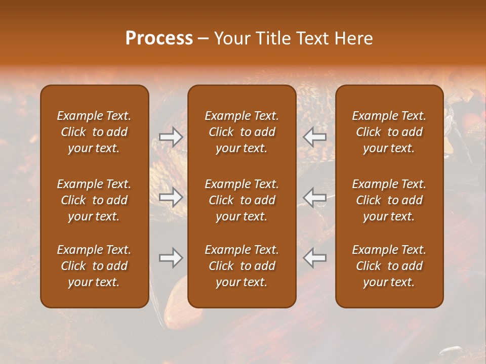 A Bird Sitting On Top Of A Wooden Bench PowerPoint Template