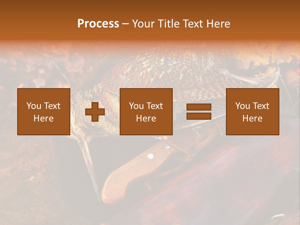A Bird Sitting On Top Of A Wooden Bench PowerPoint Template