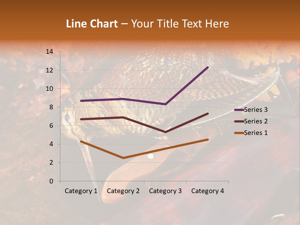 A Bird Sitting On Top Of A Wooden Bench PowerPoint Template