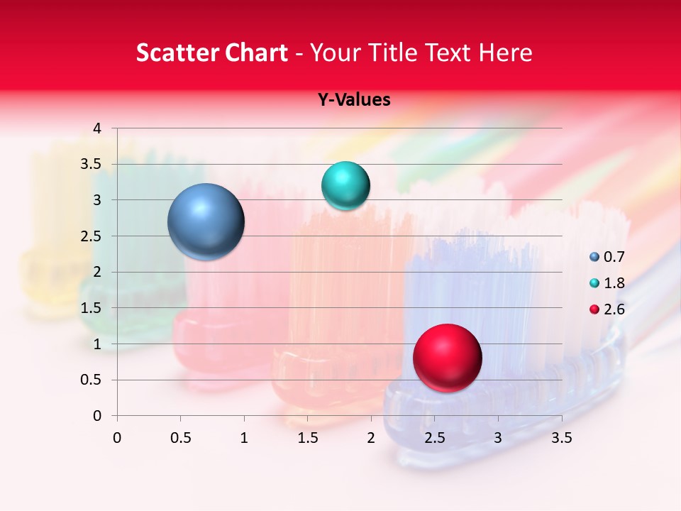 A Group Of Toothbrushes Sitting Next To Each Other PowerPoint Template