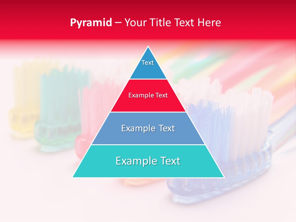 A Group Of Toothbrushes Sitting Next To Each Other PowerPoint Template