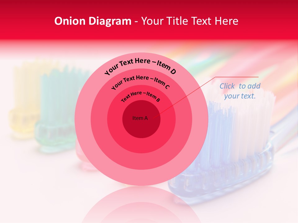 A Group Of Toothbrushes Sitting Next To Each Other PowerPoint Template