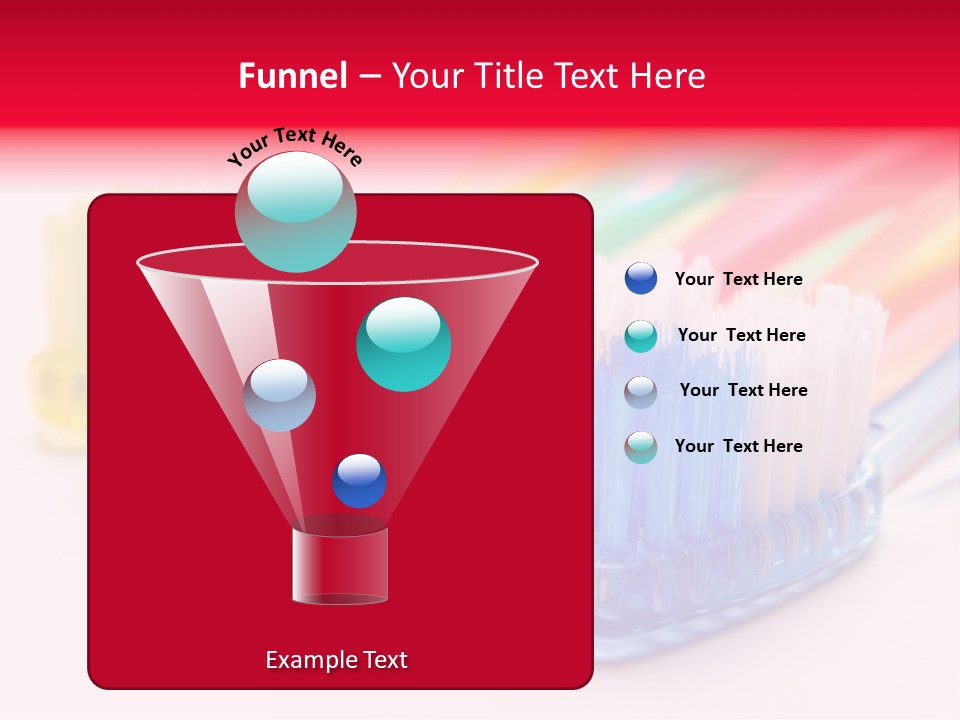 A Group Of Toothbrushes Sitting Next To Each Other PowerPoint Template