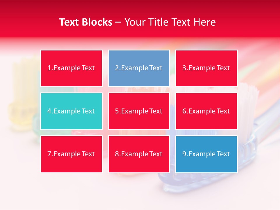 A Group Of Toothbrushes Sitting Next To Each Other PowerPoint Template