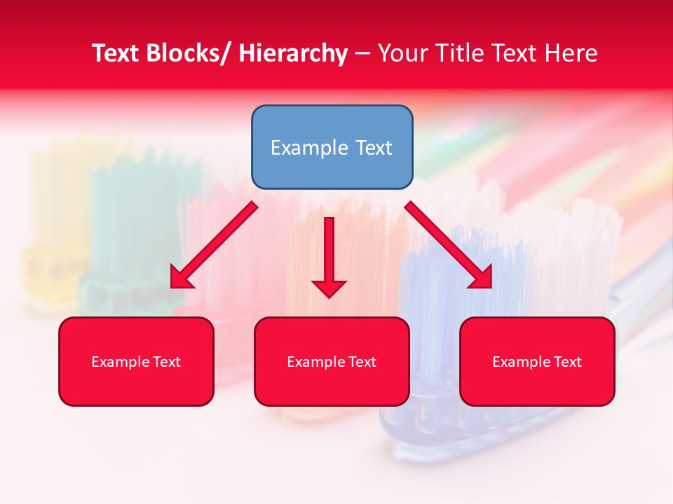 A Group Of Toothbrushes Sitting Next To Each Other PowerPoint Template