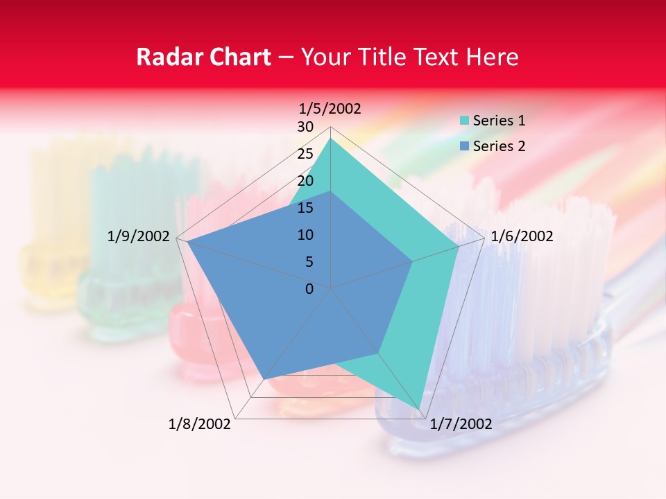 A Group Of Toothbrushes Sitting Next To Each Other PowerPoint Template