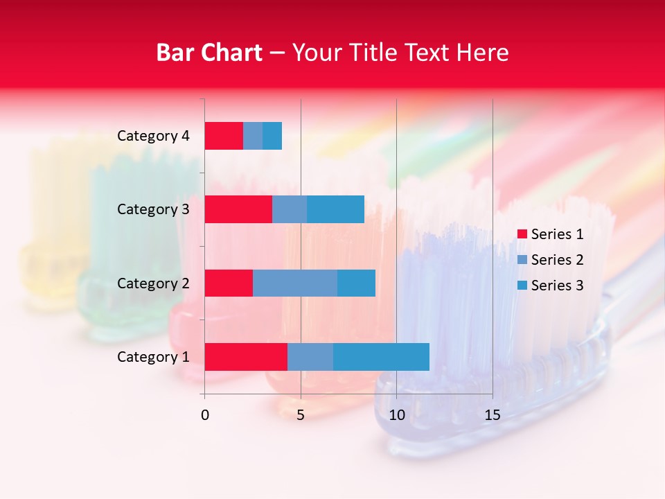 A Group Of Toothbrushes Sitting Next To Each Other PowerPoint Template