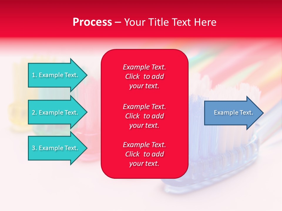 A Group Of Toothbrushes Sitting Next To Each Other PowerPoint Template