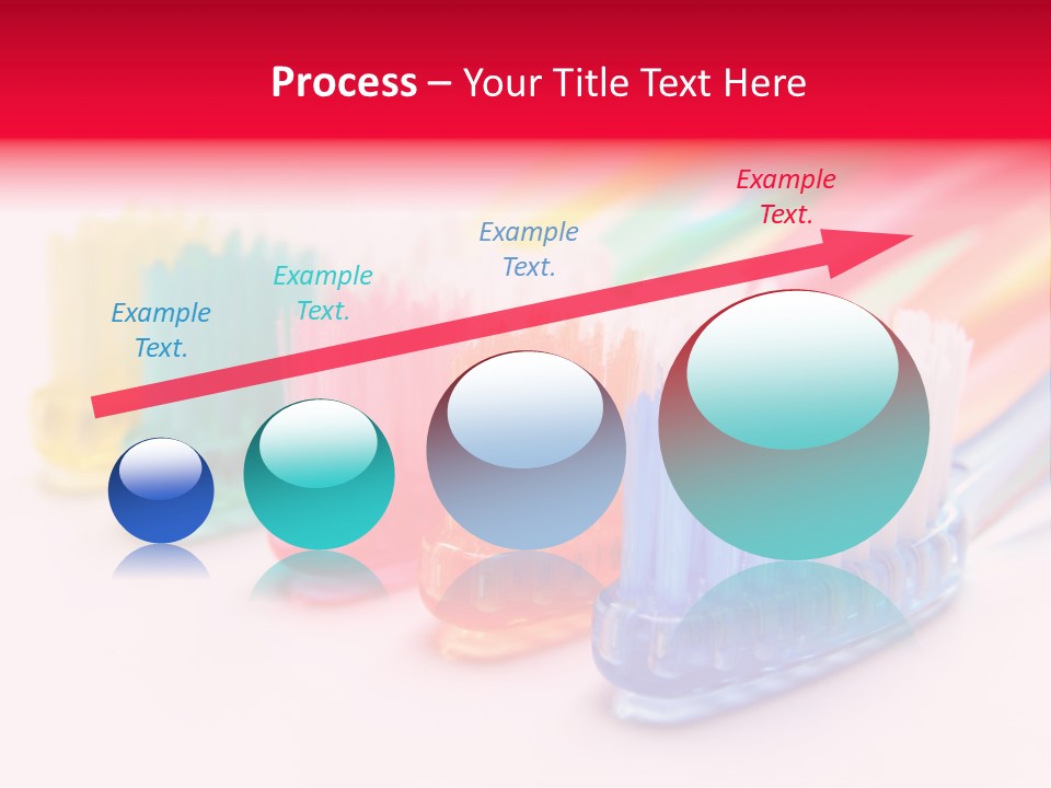 A Group Of Toothbrushes Sitting Next To Each Other PowerPoint Template