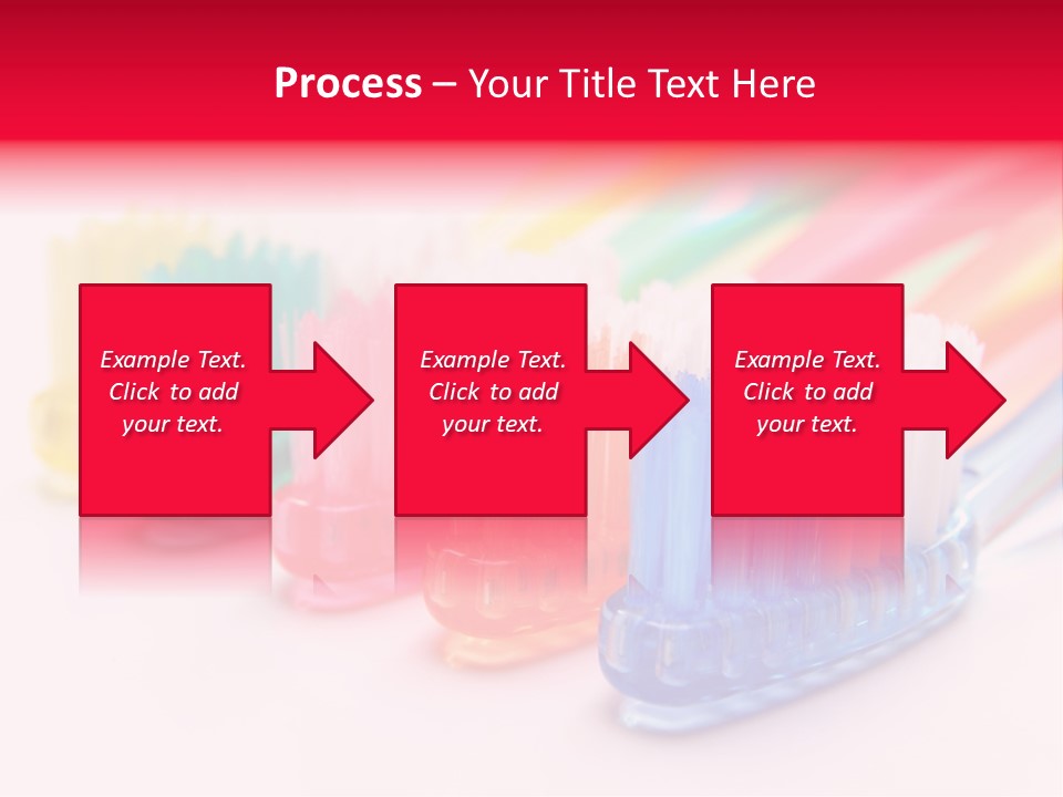 A Group Of Toothbrushes Sitting Next To Each Other PowerPoint Template