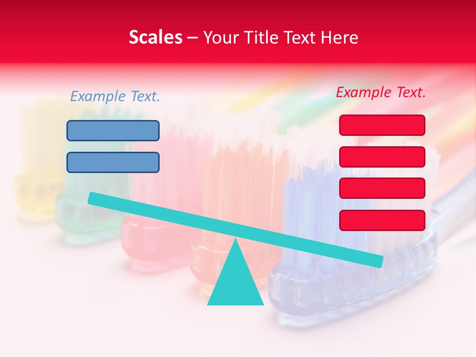 A Group Of Toothbrushes Sitting Next To Each Other PowerPoint Template