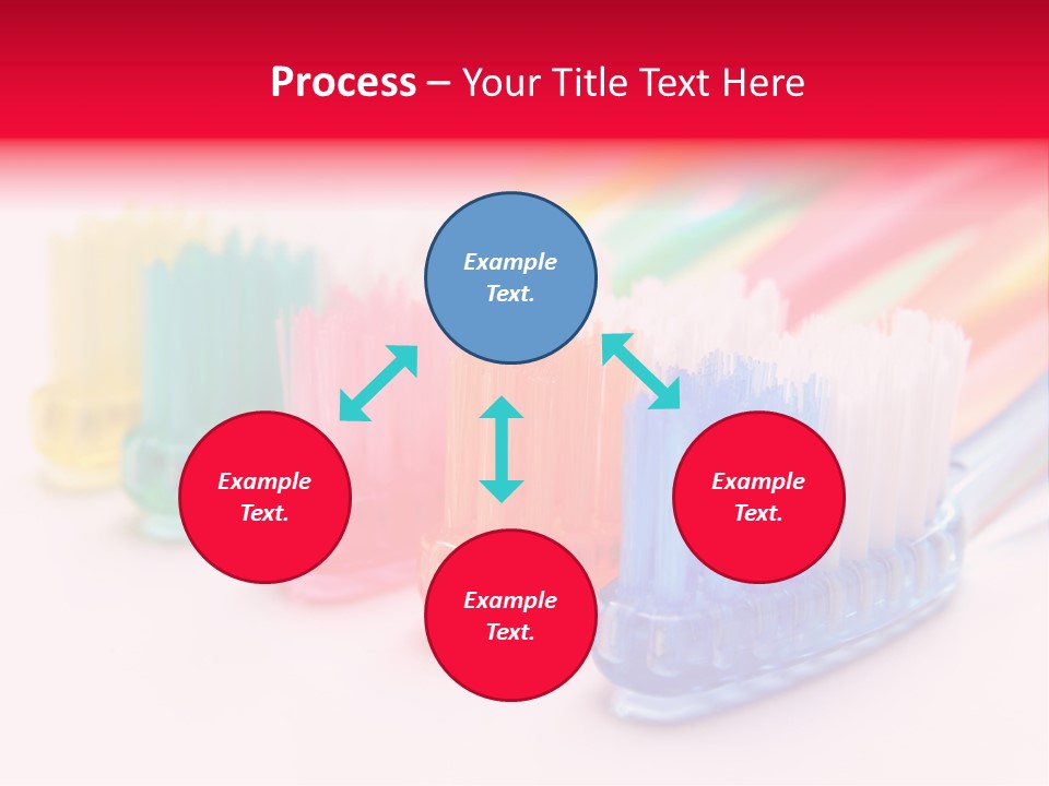 A Group Of Toothbrushes Sitting Next To Each Other PowerPoint Template