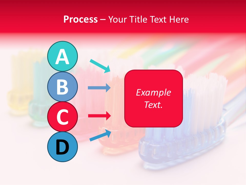 A Group Of Toothbrushes Sitting Next To Each Other PowerPoint Template