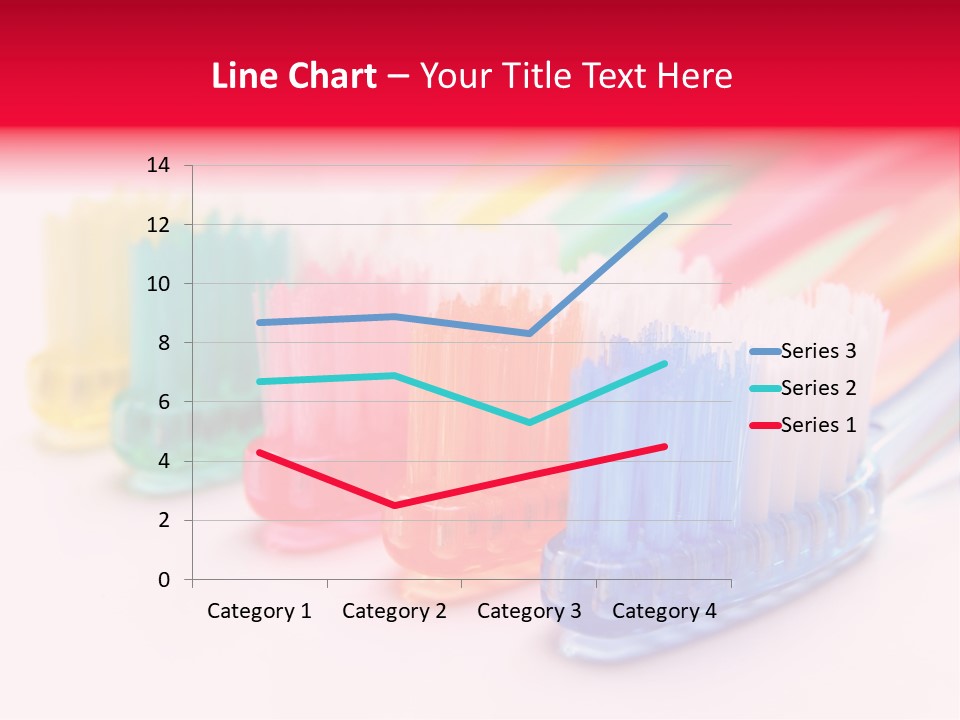 A Group Of Toothbrushes Sitting Next To Each Other PowerPoint Template