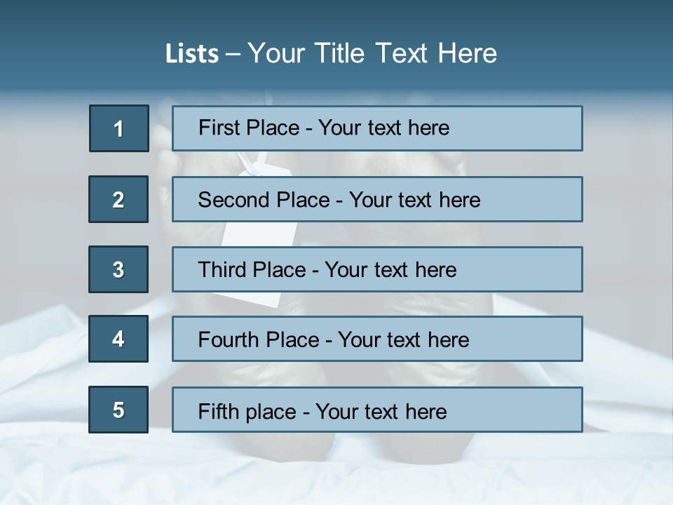 Death Text Rate PowerPoint Template