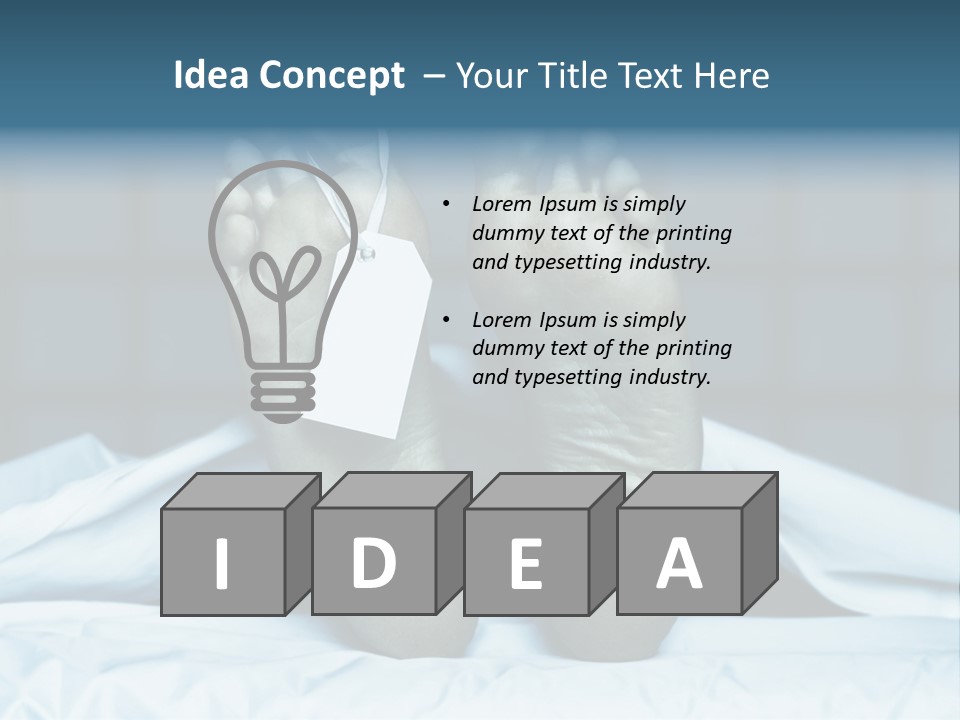 Death Text Rate PowerPoint Template
