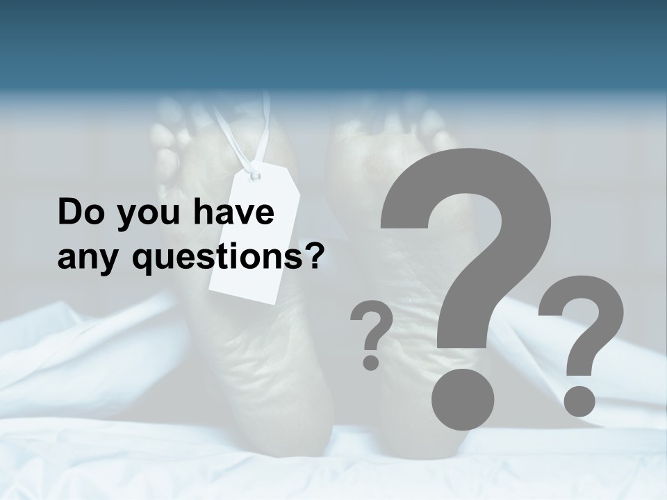 Death Text Rate PowerPoint Template