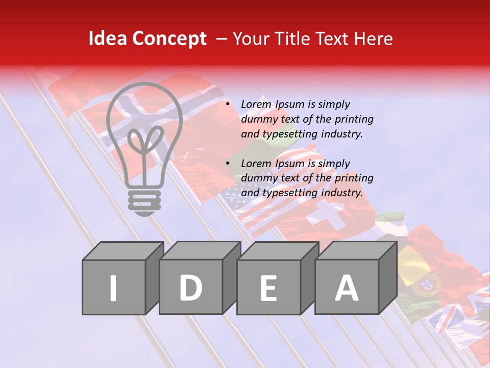 Worldwide Community World PowerPoint Template