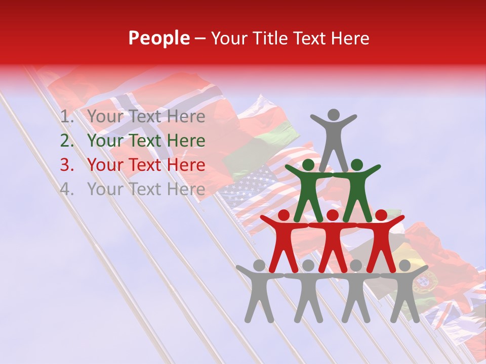 Worldwide Community World PowerPoint Template