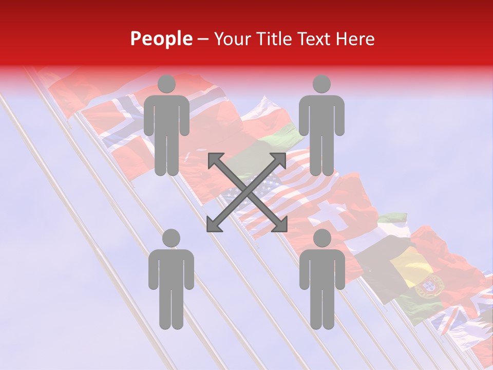 Worldwide Community World PowerPoint Template