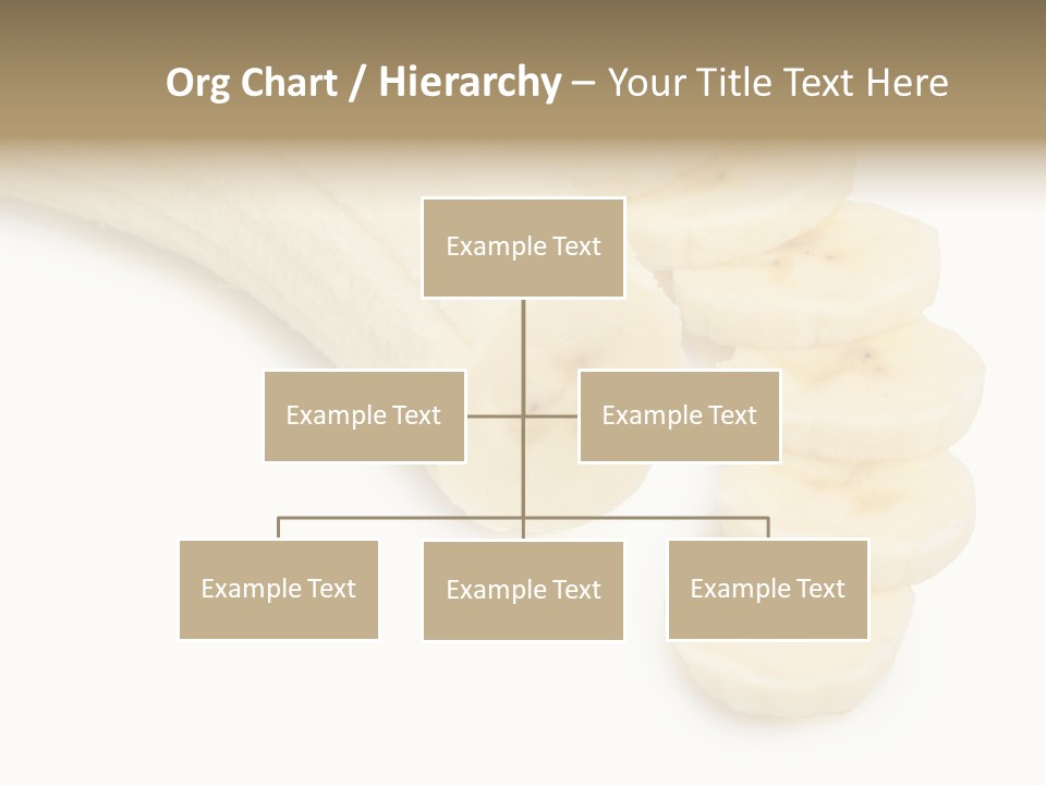 A Bunch Of Bananas On A White Background PowerPoint Template