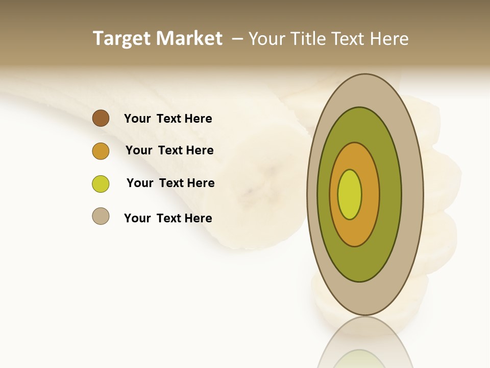 A Bunch Of Bananas On A White Background PowerPoint Template