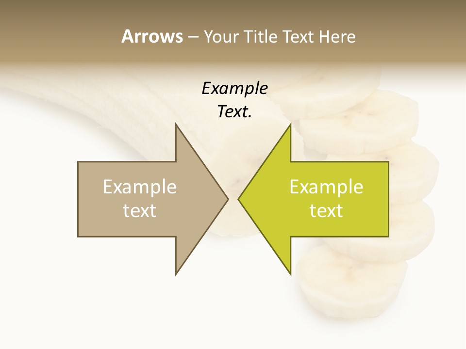 A Bunch Of Bananas On A White Background PowerPoint Template