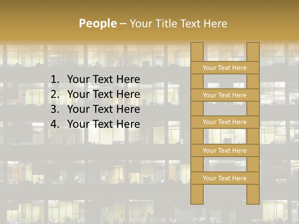 Many Different People PowerPoint Template