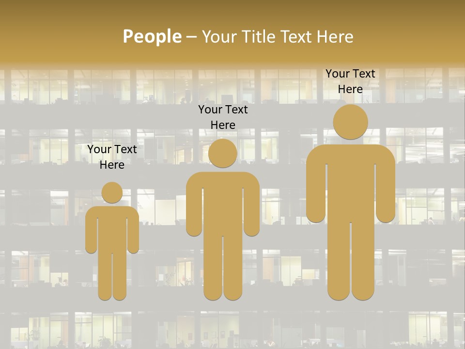 Many Different People PowerPoint Template