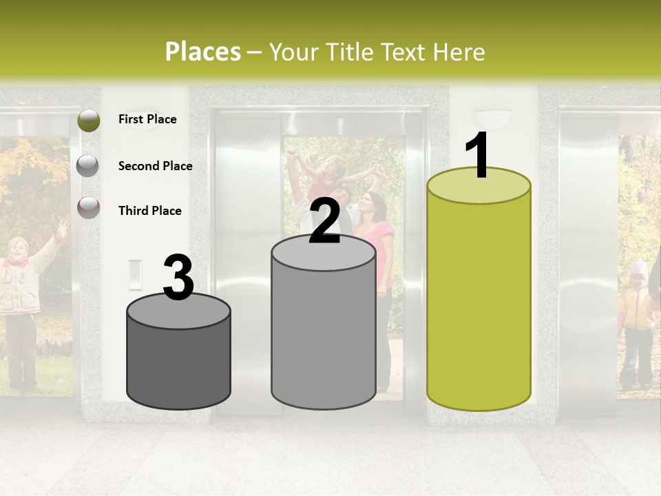 Young Floor Door PowerPoint Template