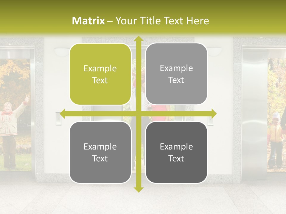 Young Floor Door PowerPoint Template