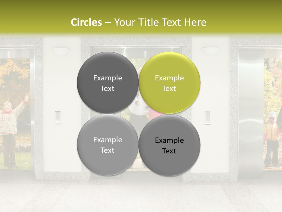 Young Floor Door PowerPoint Template