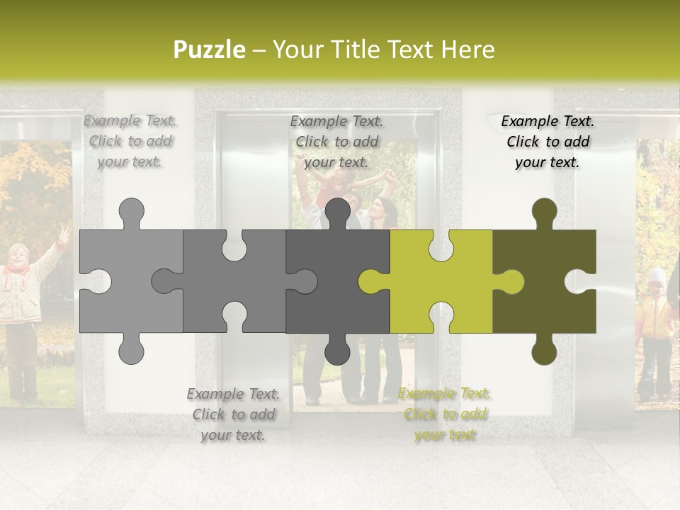 Young Floor Door PowerPoint Template