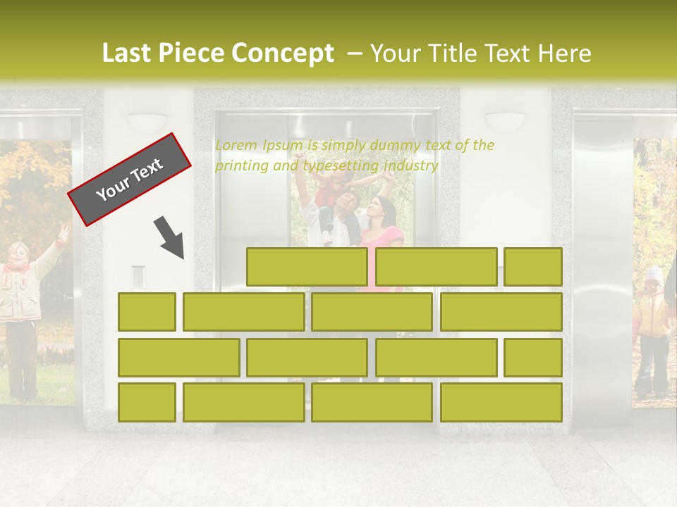 Young Floor Door PowerPoint Template