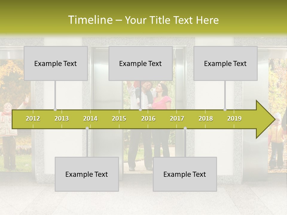 Young Floor Door PowerPoint Template