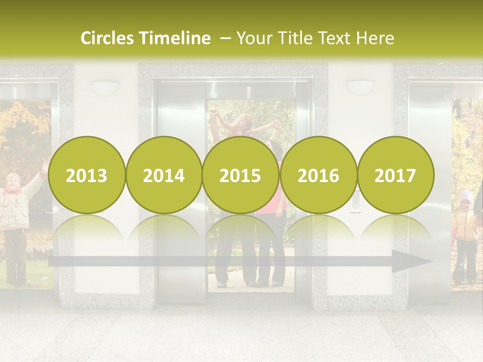 Young Floor Door PowerPoint Template