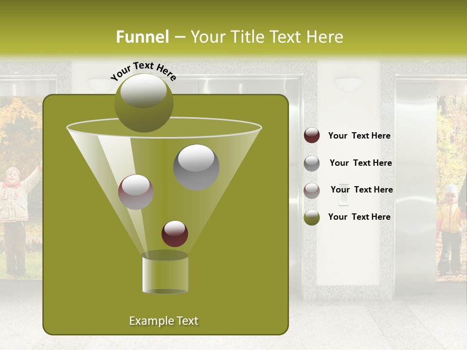 Young Floor Door PowerPoint Template
