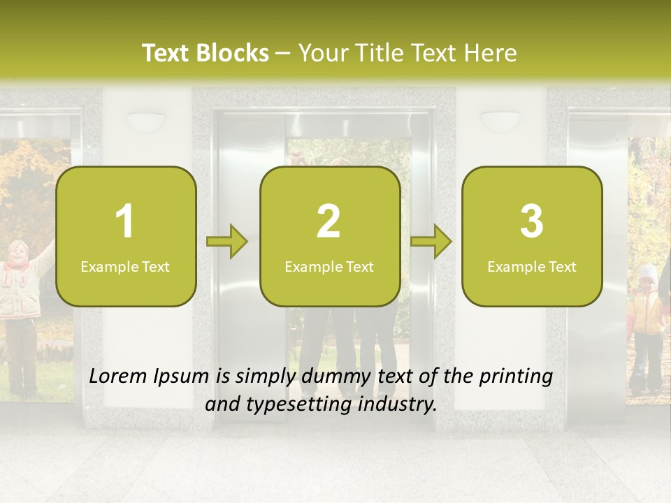 Young Floor Door PowerPoint Template