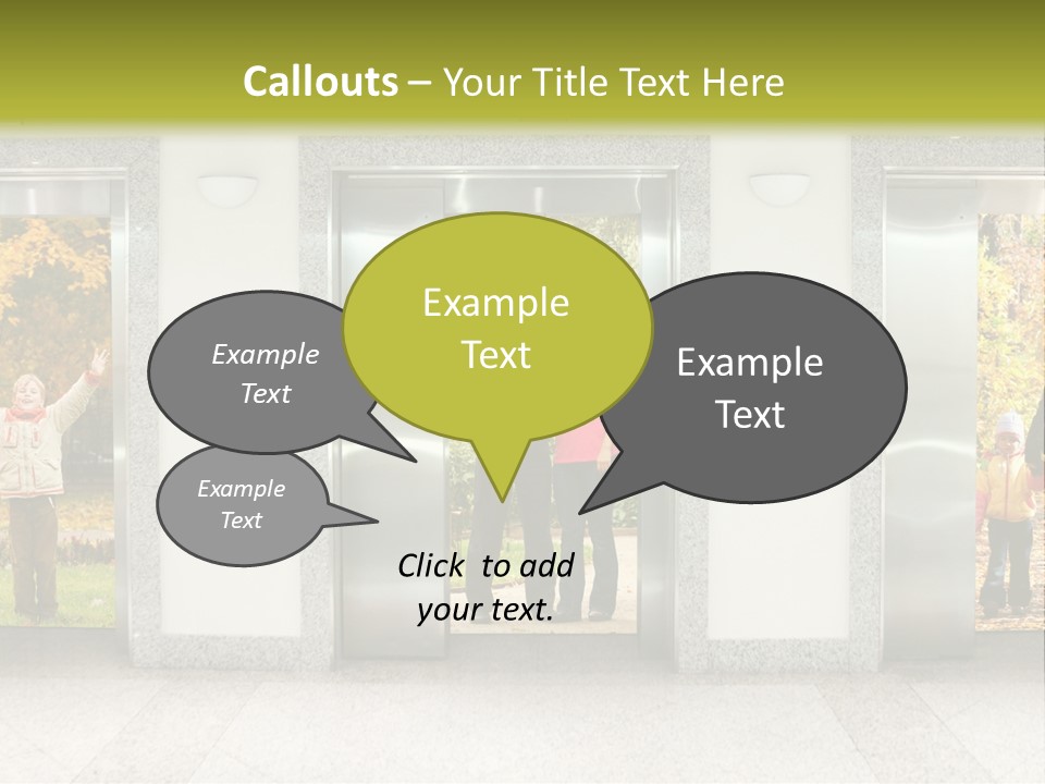 Young Floor Door PowerPoint Template