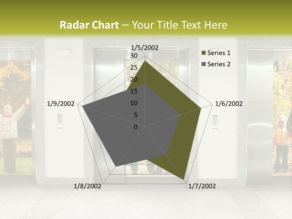 Young Floor Door PowerPoint Template