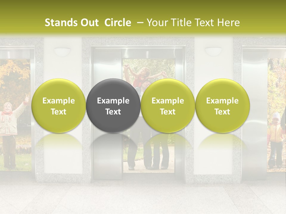 Young Floor Door PowerPoint Template