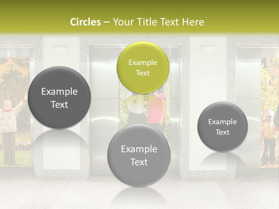 Young Floor Door PowerPoint Template