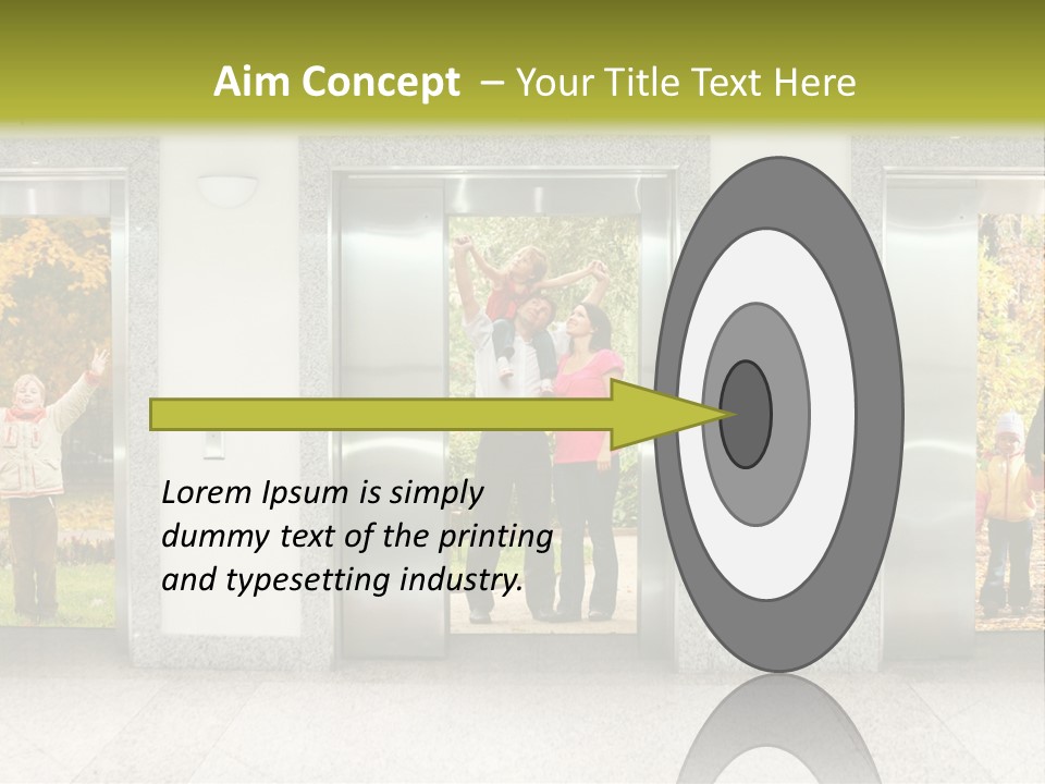 Young Floor Door PowerPoint Template