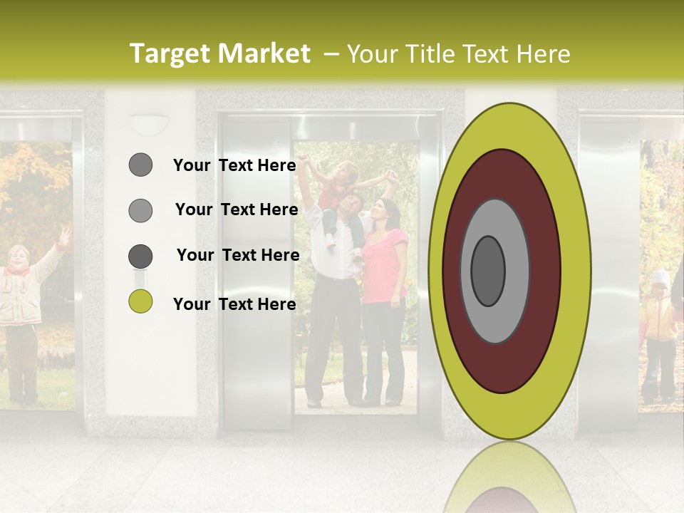 Young Floor Door PowerPoint Template