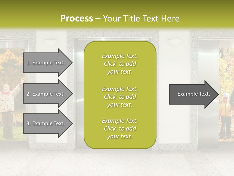Young Floor Door PowerPoint Template