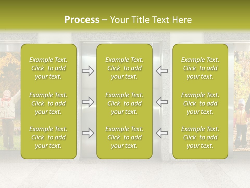 Young Floor Door PowerPoint Template