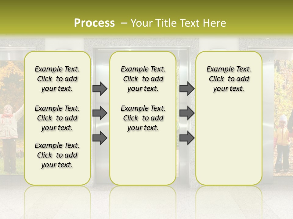 Young Floor Door PowerPoint Template