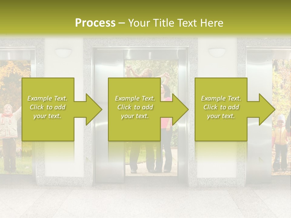 Young Floor Door PowerPoint Template