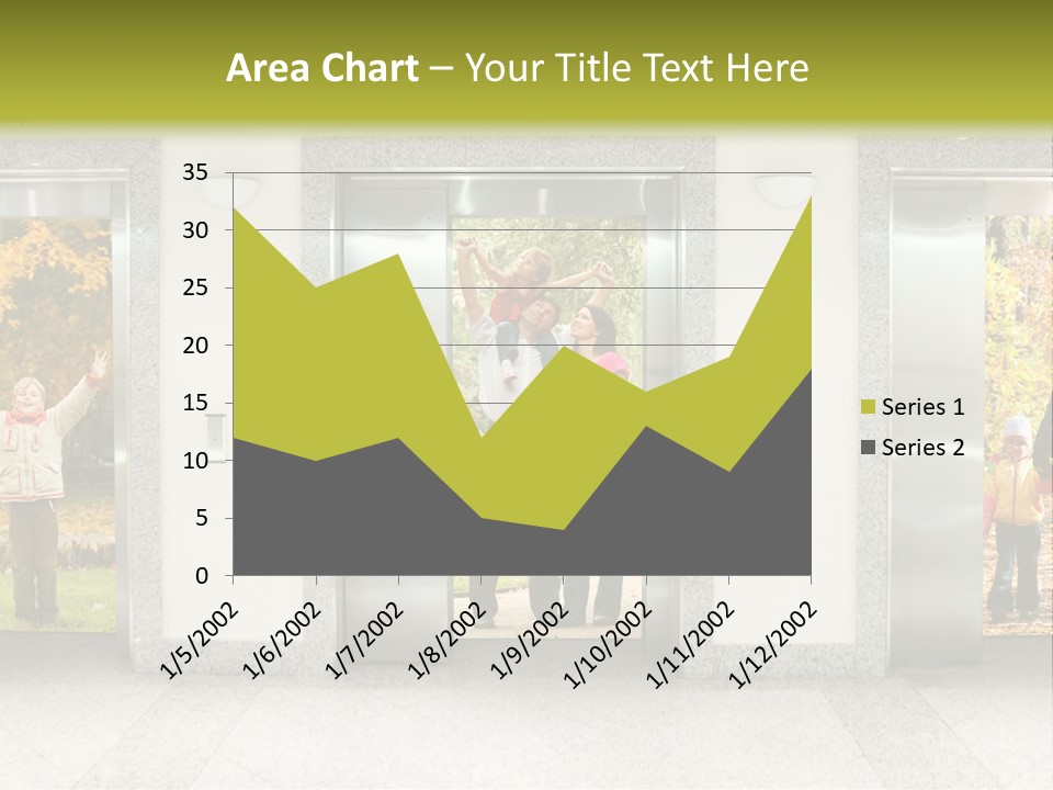 Young Floor Door PowerPoint Template