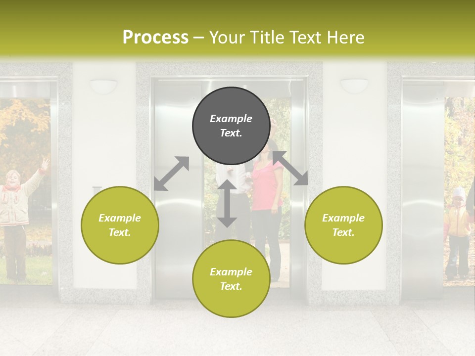 Young Floor Door PowerPoint Template